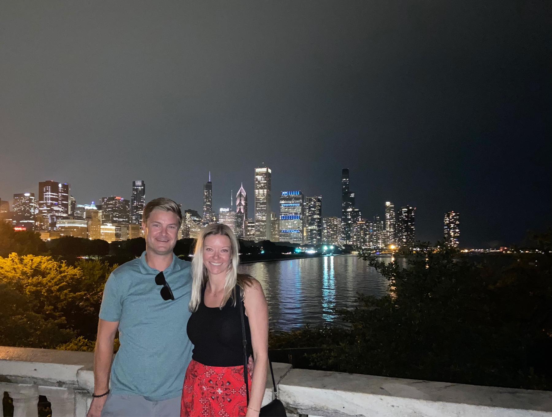 Nate surprised Amanda on their two year anniversary with tickets to Jazzin at the Shedd, like their first date.