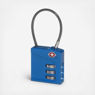Travel Sentry Magnified Combination Cable Lock