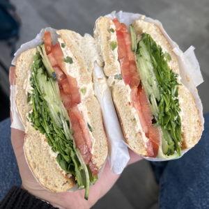 Bagels from Karma Cafe