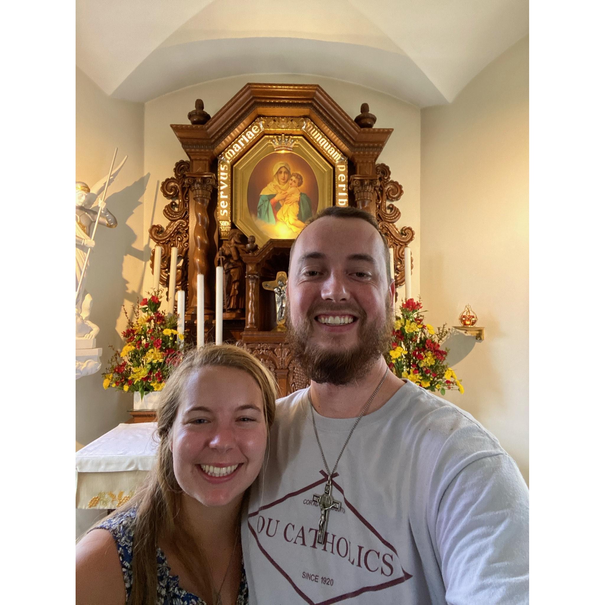 Visiting the Our Lady of Schoenstatt shrine in Austin, TX
