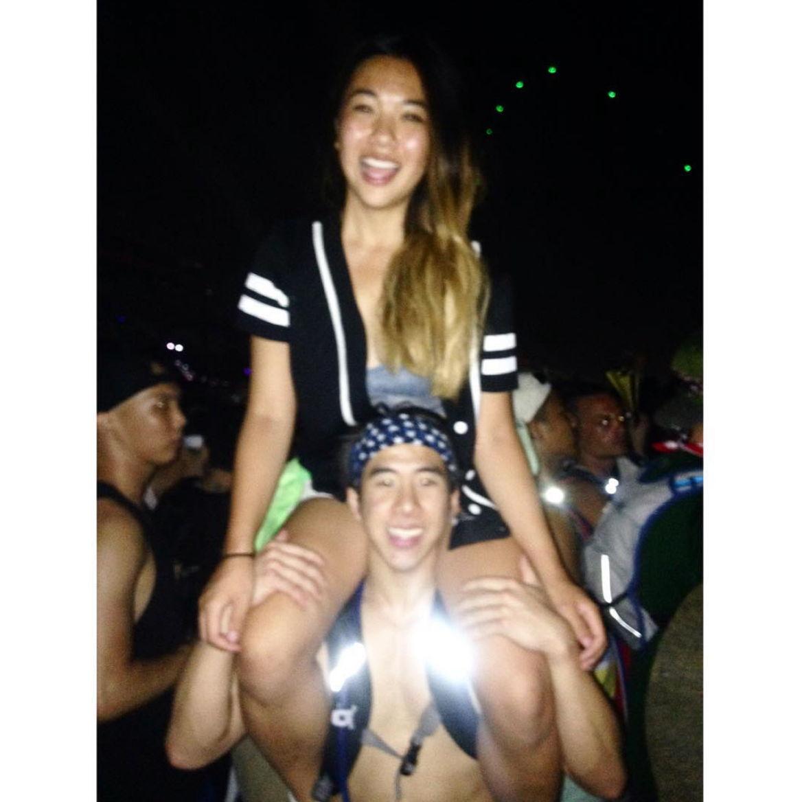 Before we started dating! We both liked each other but didn't realize it yet. Hard Summer Music Festival (2016)
