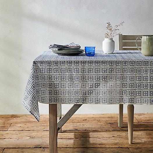 Eyelet Tile Tablecloth