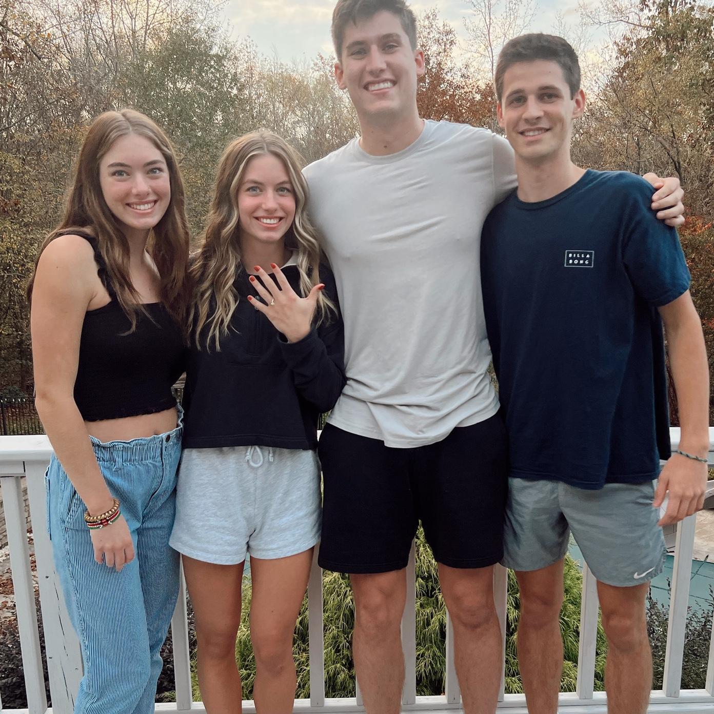 Celebrating two of our best friends getting engaged!