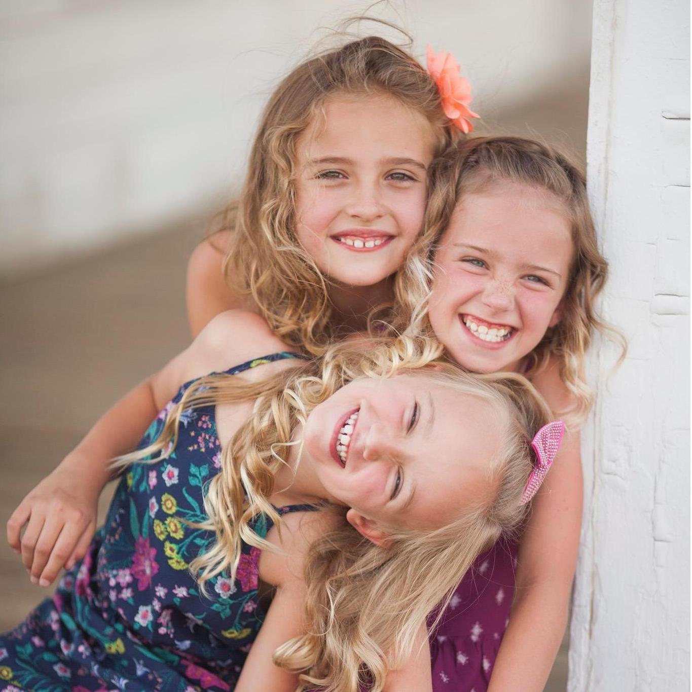 My crazy girls!