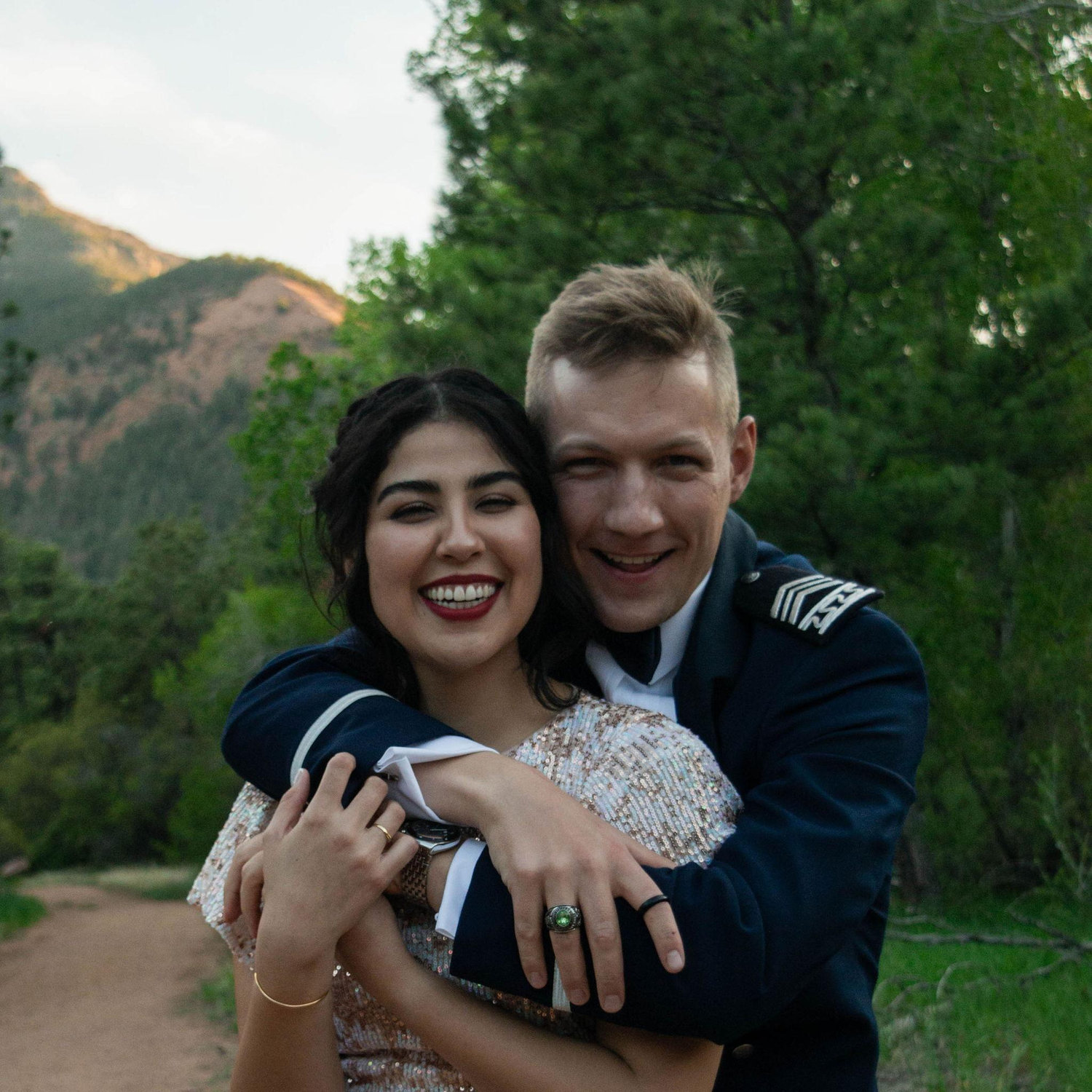 The last picture before the surprise proposal!