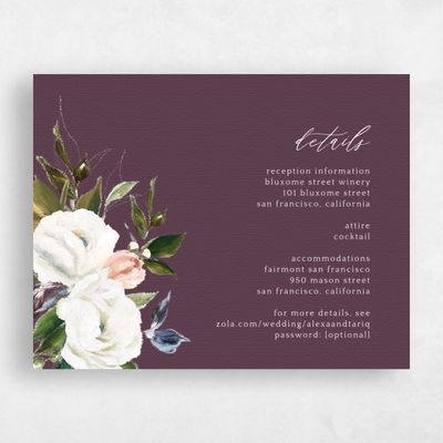 Purple Wedding Enclosure - Octavia