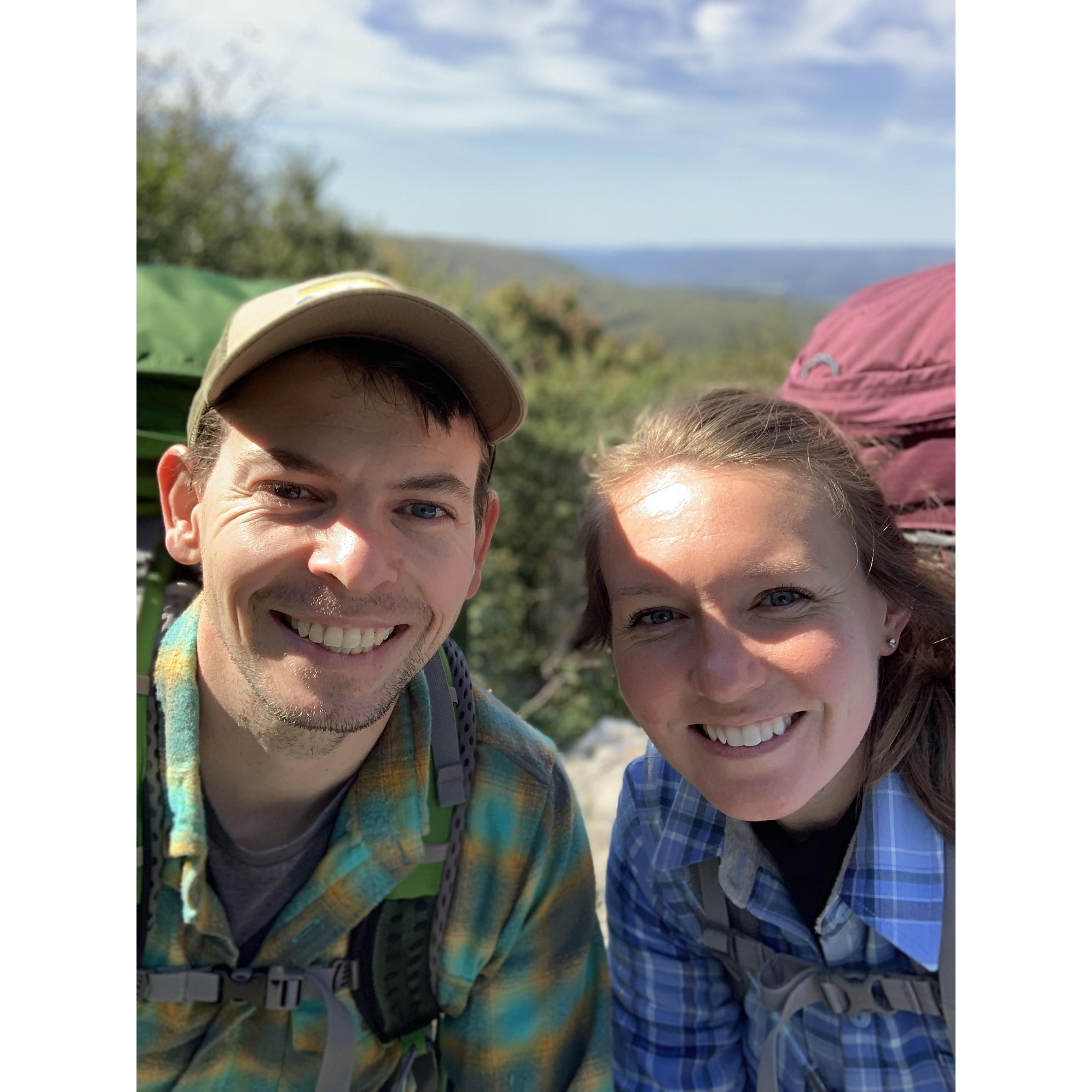 Backpacking along the Laurel Highlands Hiking Trail