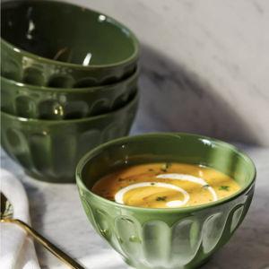 The Latte Stoneware Cereal Bowls, Set of 4: Amelie Edition