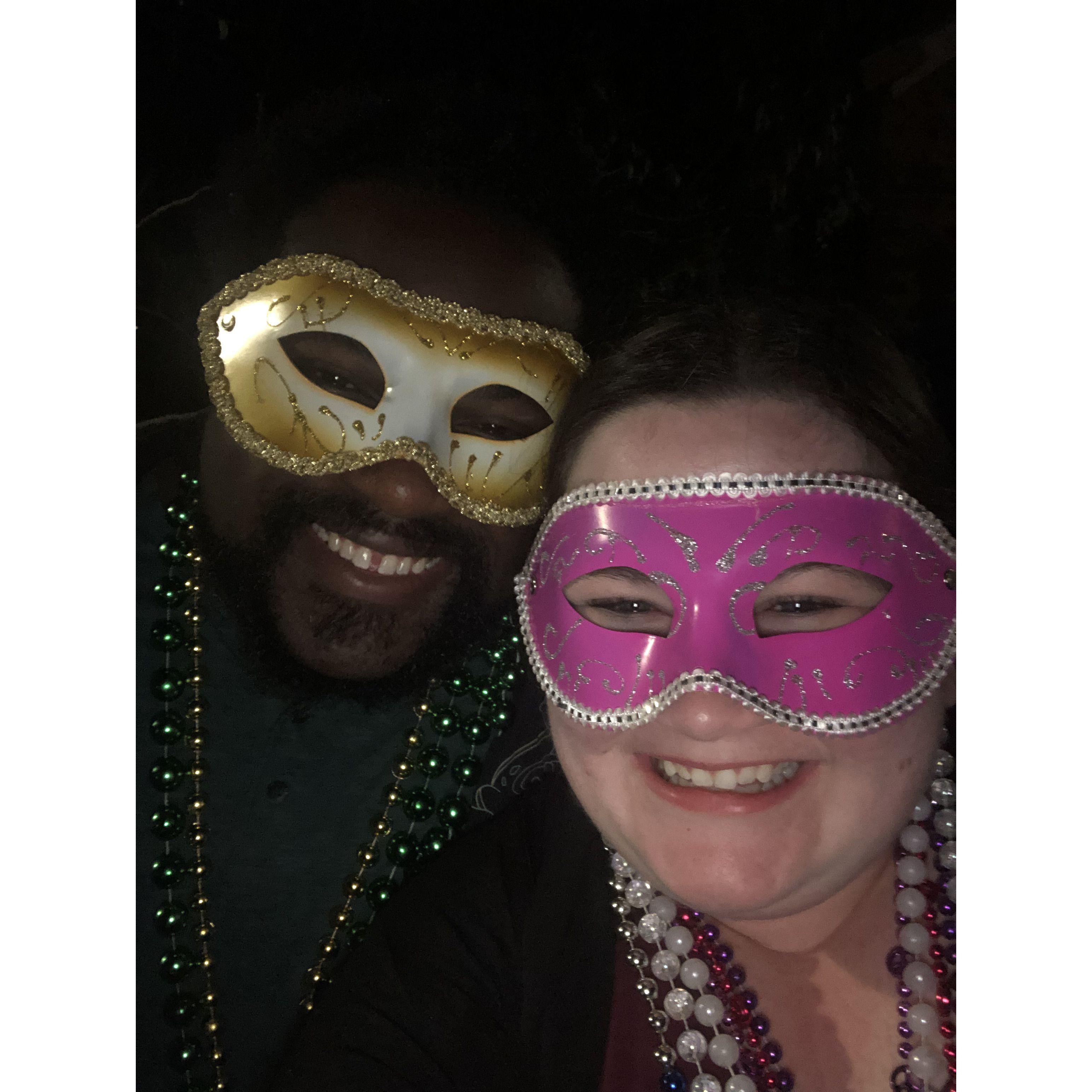 Celebrating Mardi Gras in Mobile, Alabama!