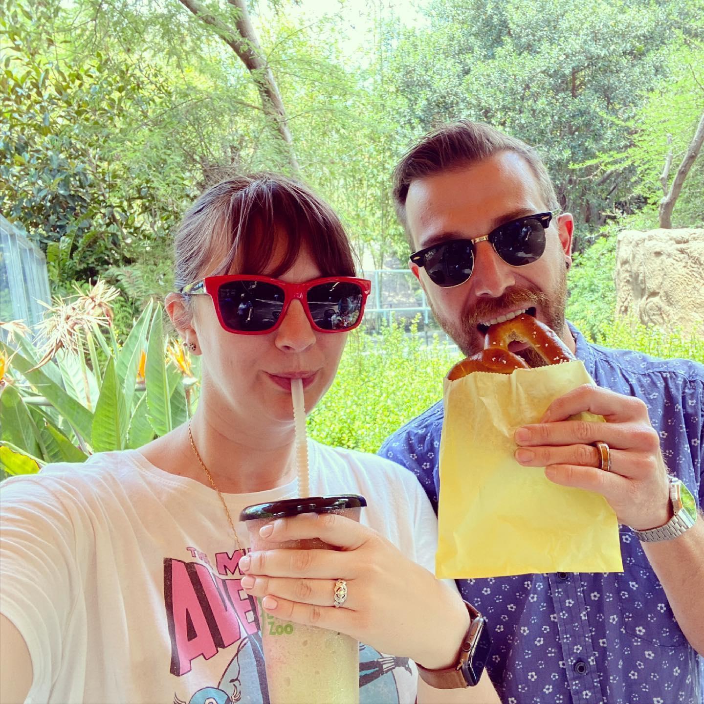 May 15, 2021: It's hard to get us to take a serious picture, even when getting engaged!