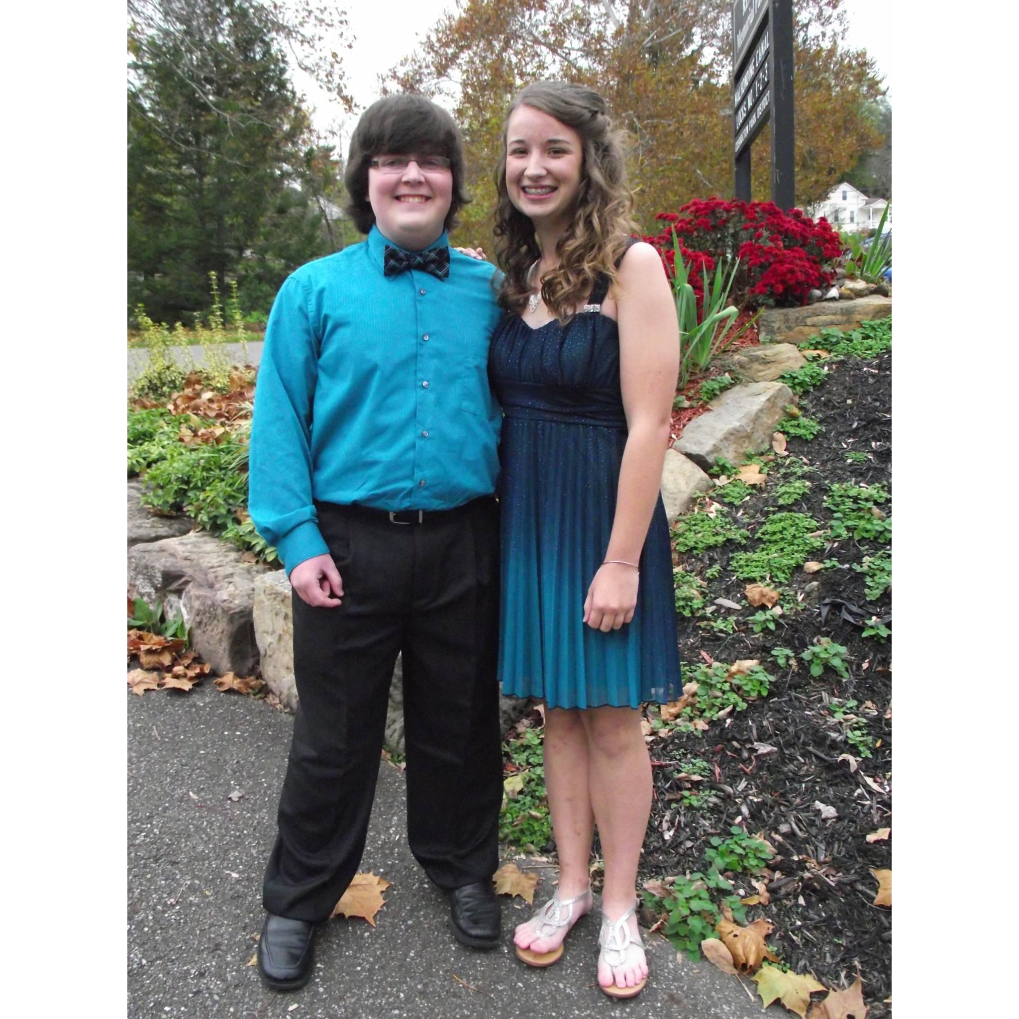 Our first homecoming together in 2015