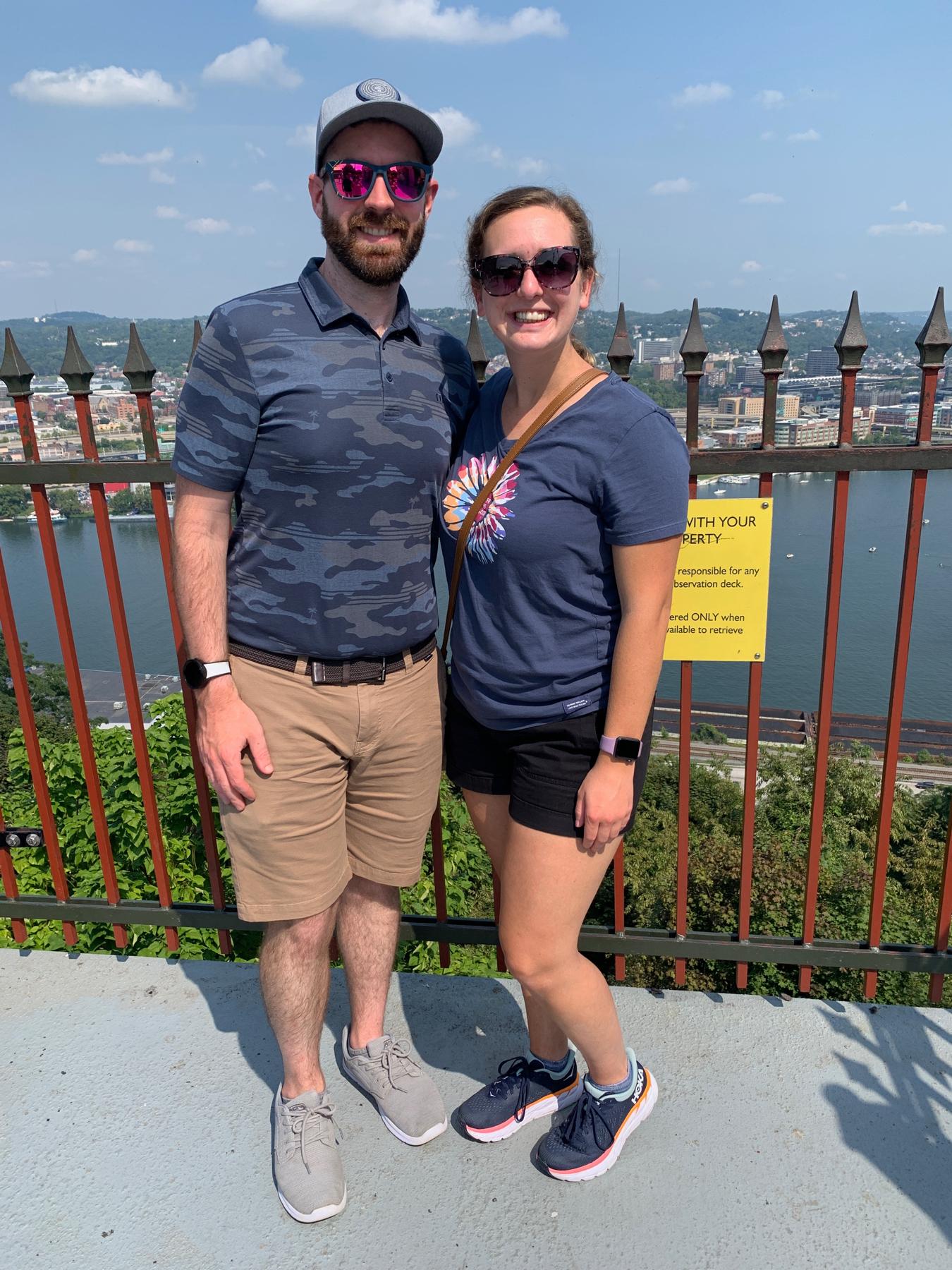 Visiting Pittsburgh, PA together in September 2022 with Mike’s parents to see the Patriots vs. Steelers game