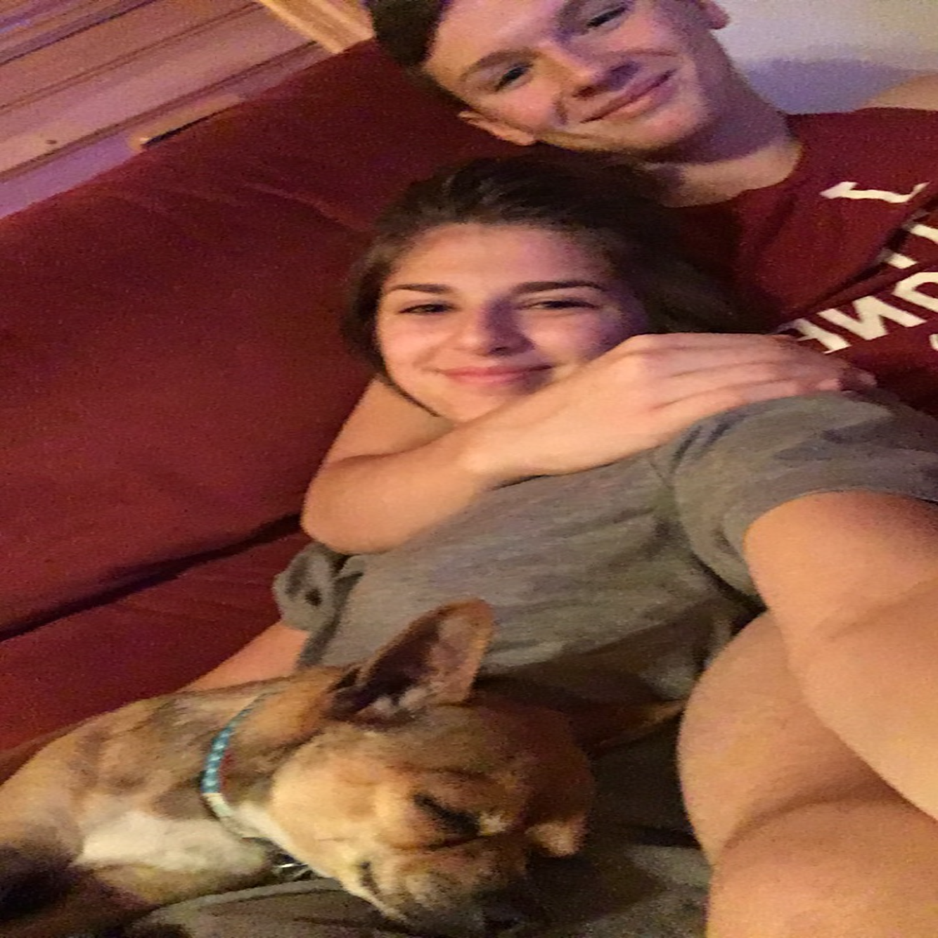 1 year anniversary, we visited an animal shelter and adopted our sweet Rosie