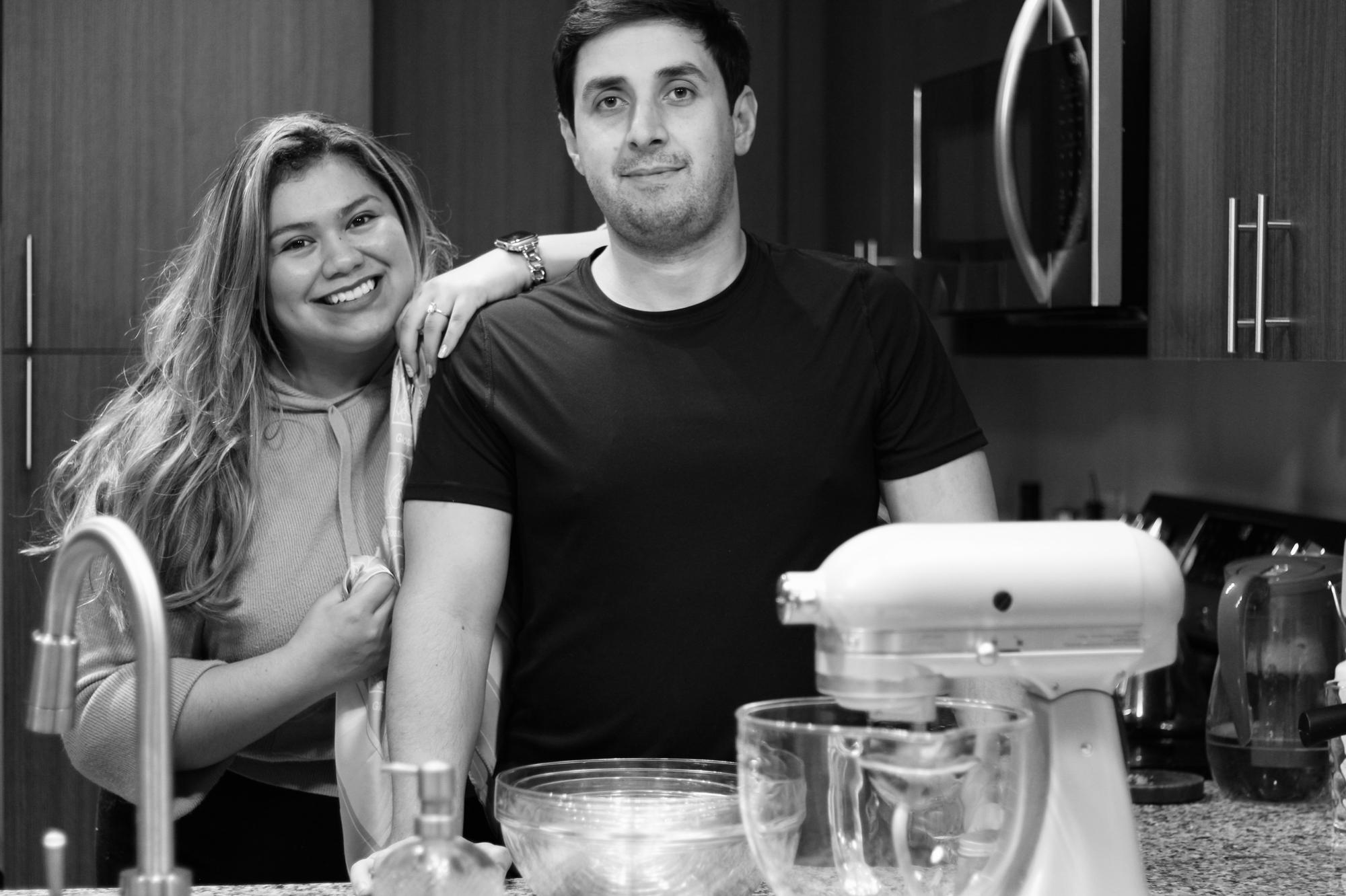 Making apple pie for the first time!