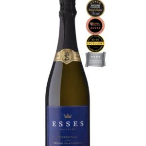 Three bottles of Esses sparkling wine