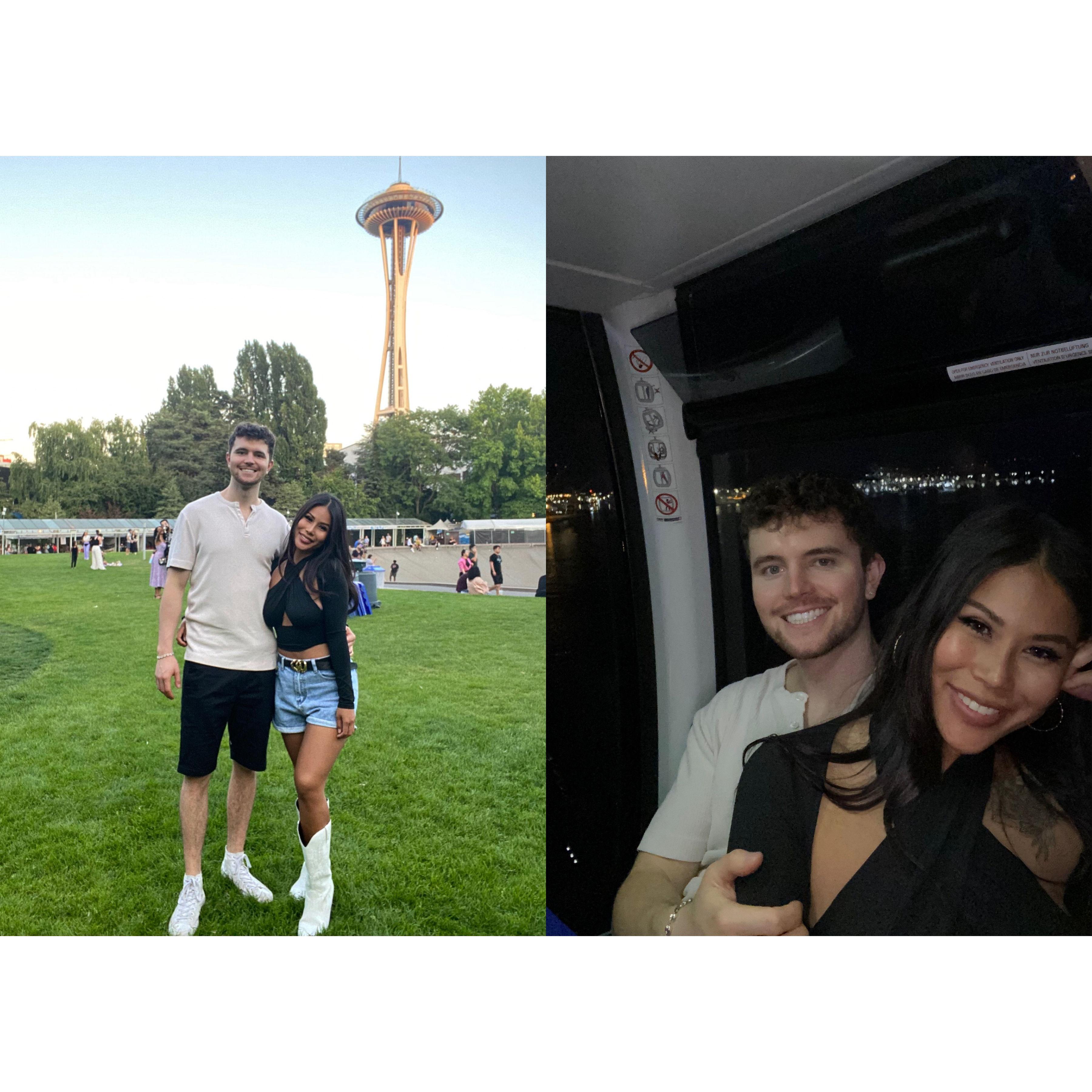 Exploring the Seattle Market and taking in the views from the Great Wheel! 🎡✨ What a fun day!