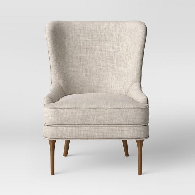 Cheswold Wingback Chair Beige - Threshold™
