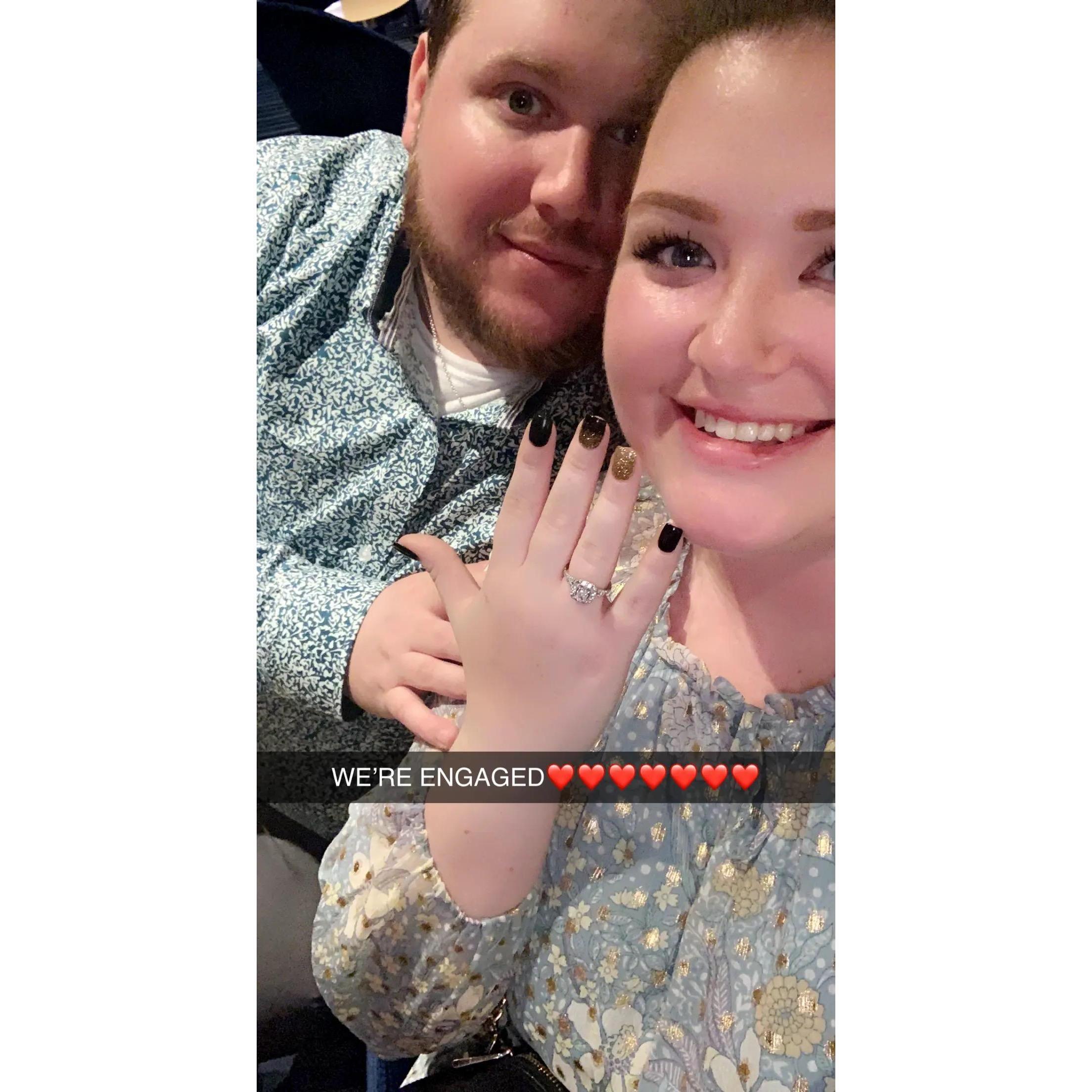 After getting engaged on the cruise!!!
