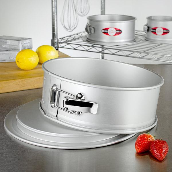 Fat Daddio's 10" x 3" Anodized Aluminum Springform Cake Pan