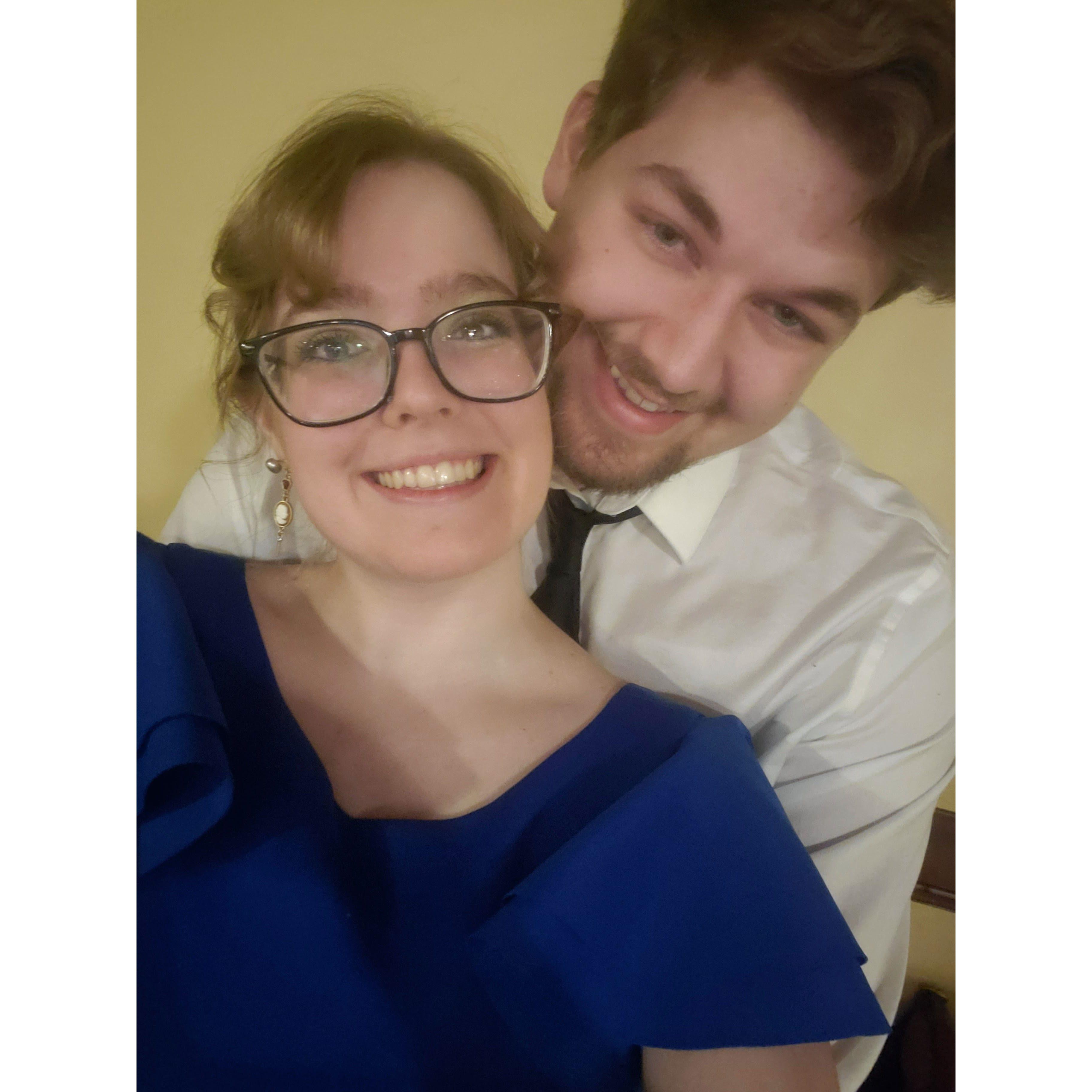 This is from when we attended our first Marriage Summit at our church, New Song. It was wonderful to learn from other couples and it only grew our love for each other.
