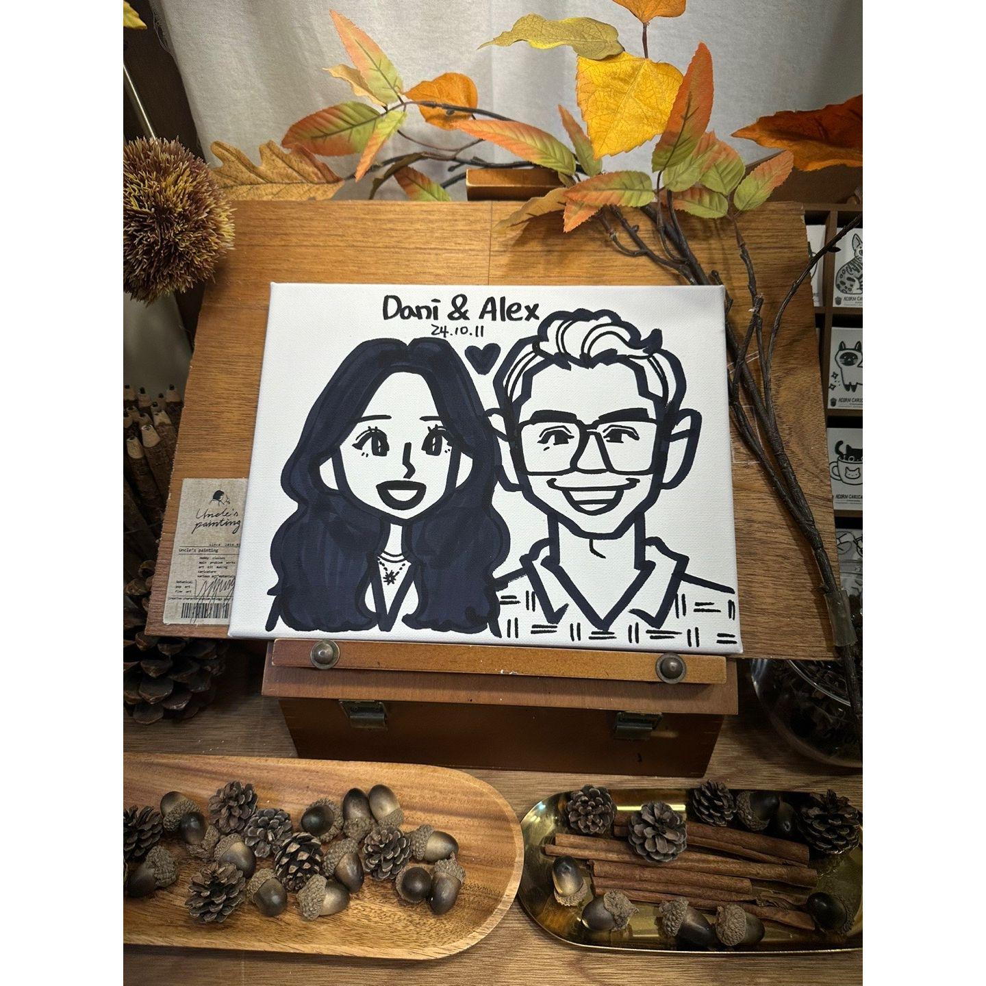 60 second caricature in Seoul!