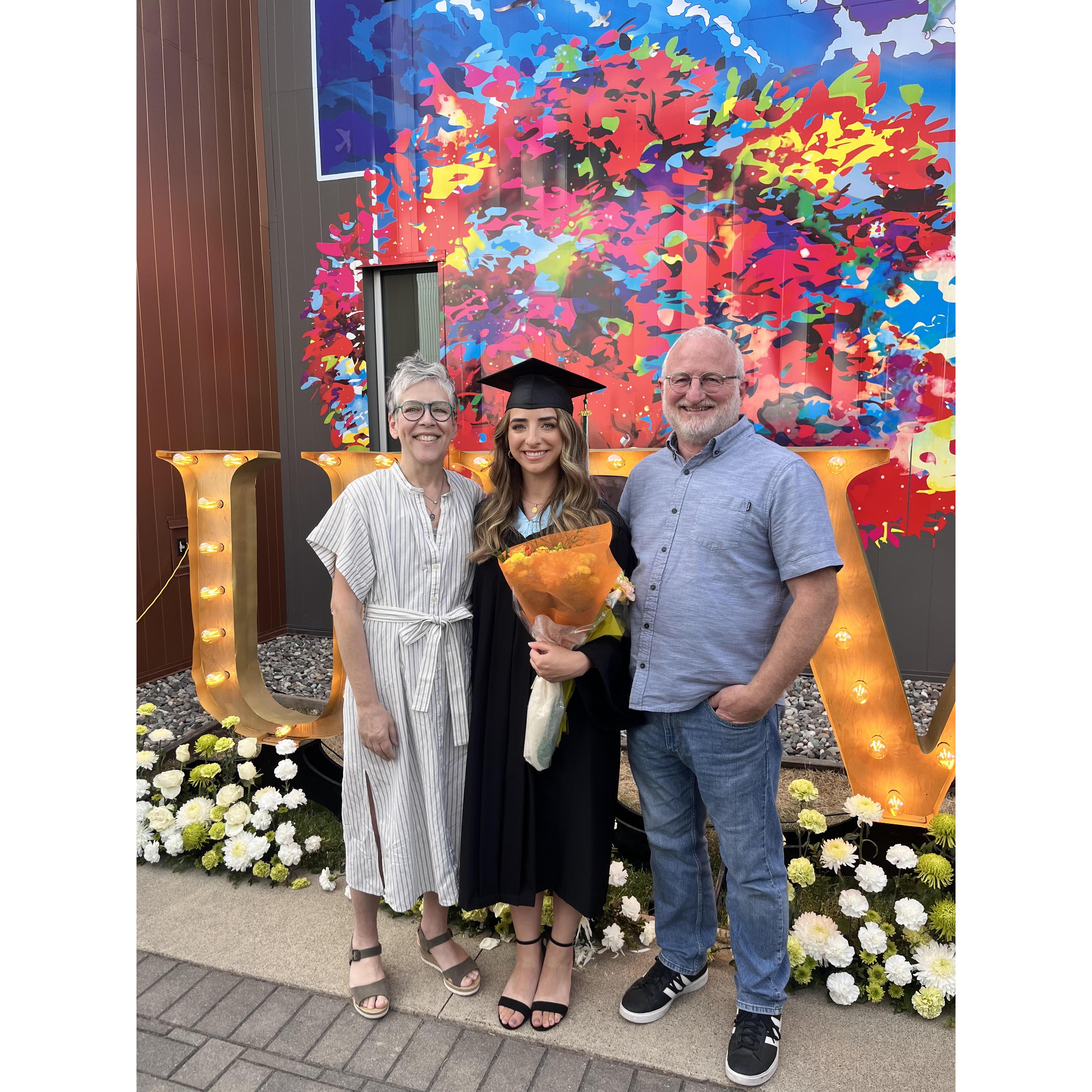 Celebrating Noa's second university degree (Bachelor of Education) that officially made her a high school teacher! 2025