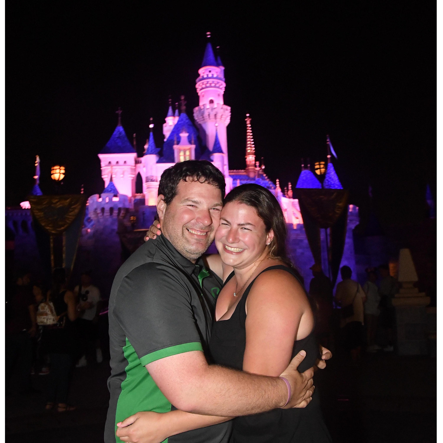 Chris had just proposed in Disneyland.