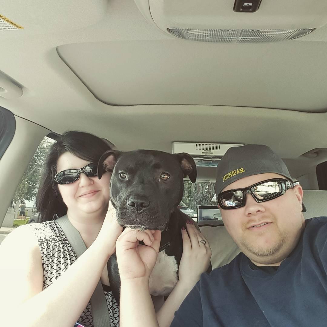 Travelling with our favorite puppy! <3