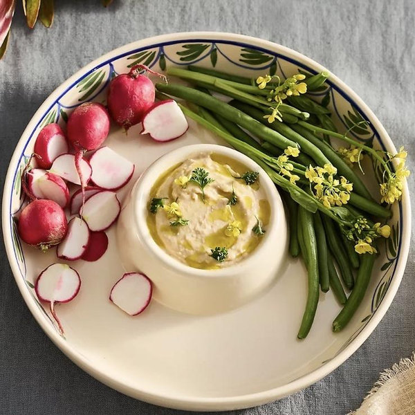 Leafy Vine Stoneware Chip + Dip