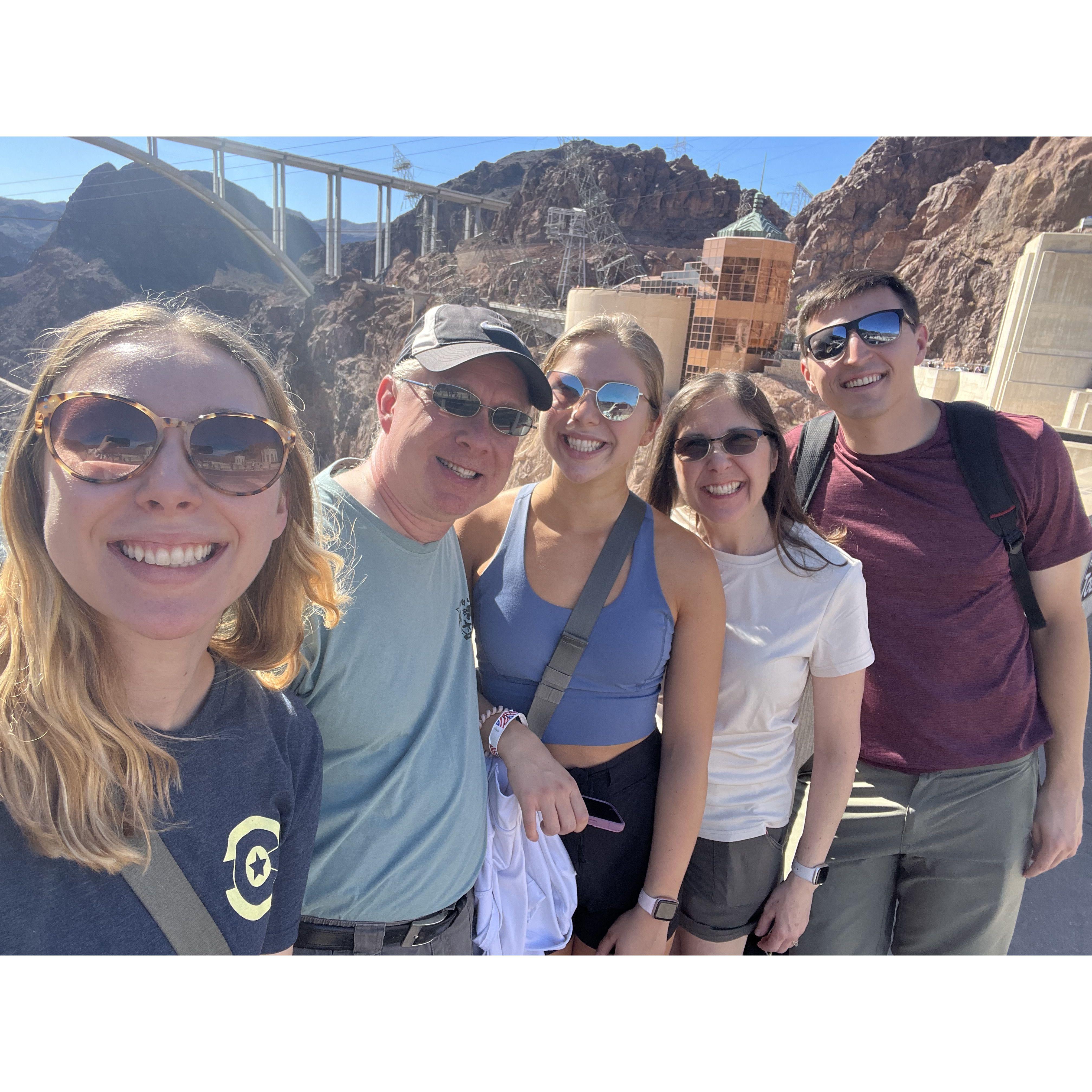 Family trip to the Hoover Dam