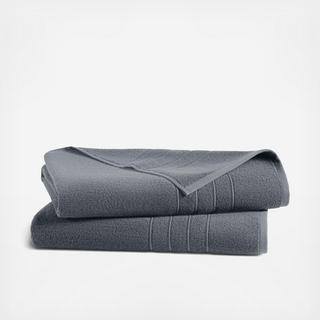Classic Turkish Cotton Bath Towel, Set of 2