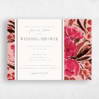 Orange Wedding Wedding Shower Invitation - Waverly Landscape