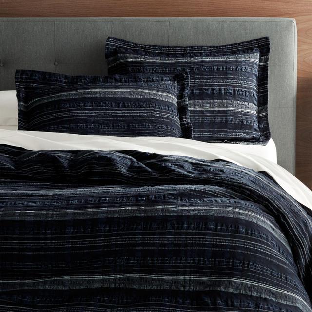 Nagano King Seersucker Duvet Cover
