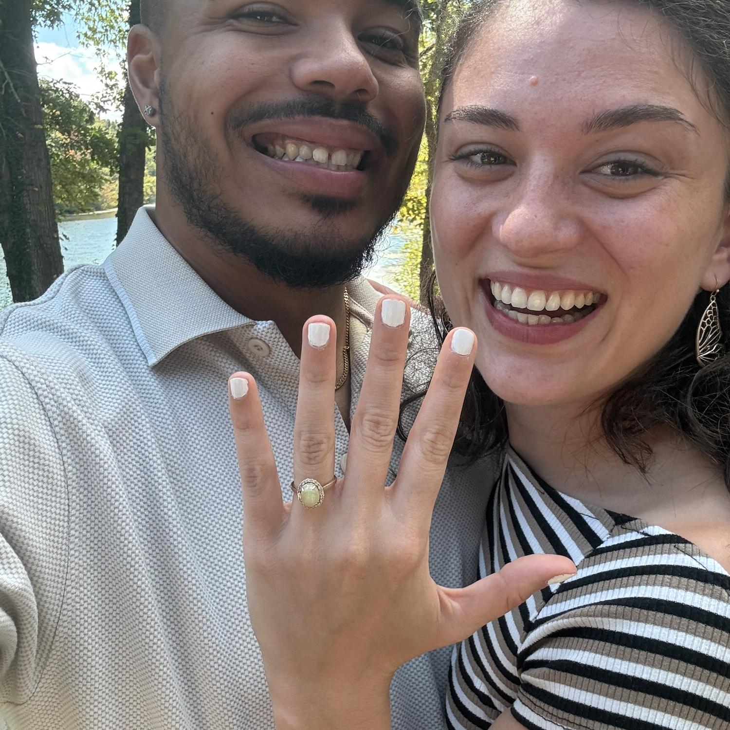She said yes!