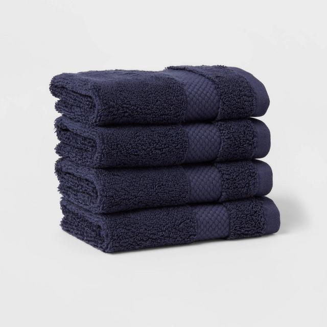 Performance Plus Washcloths Navy - Threshold™