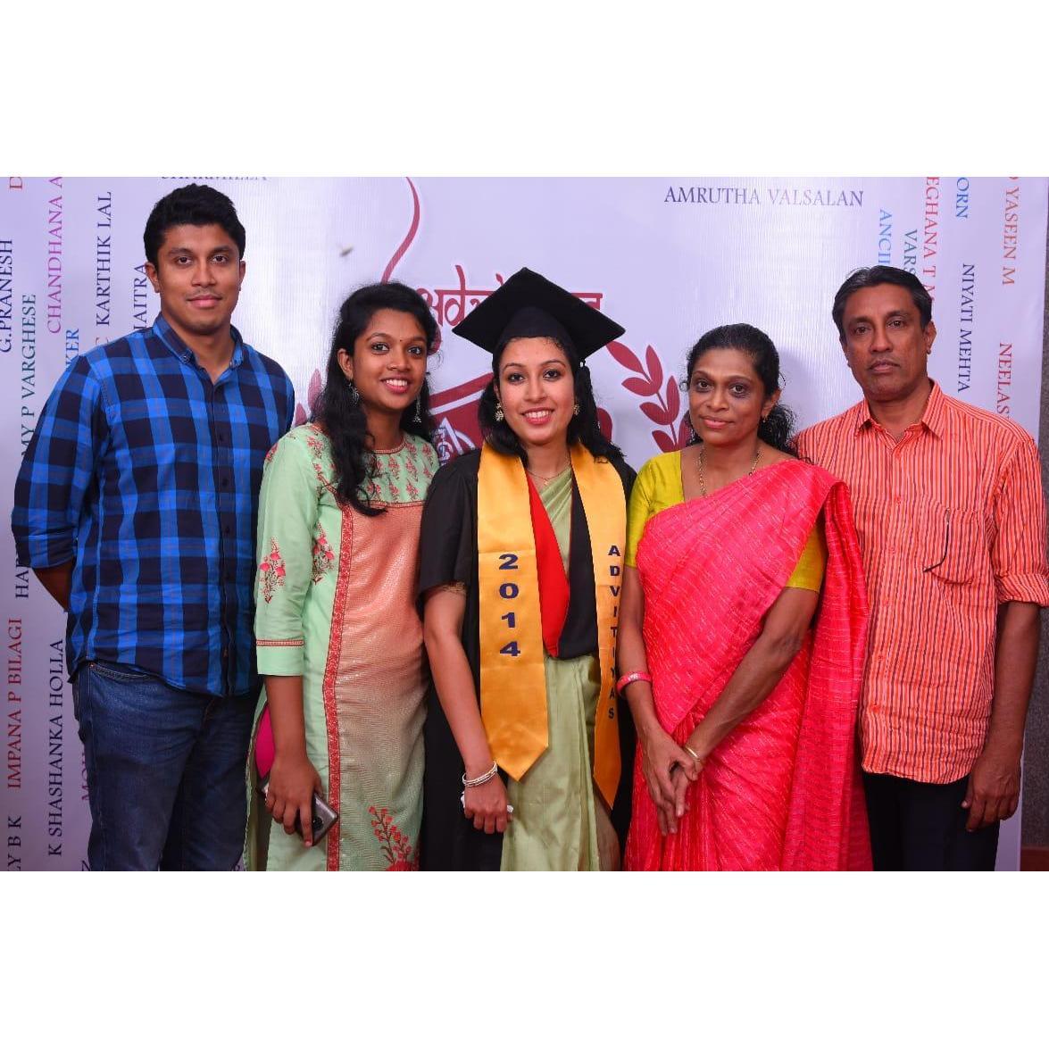 Elvin's aunt and family