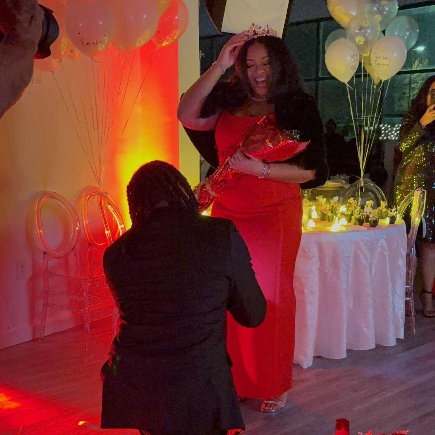 He proposed!