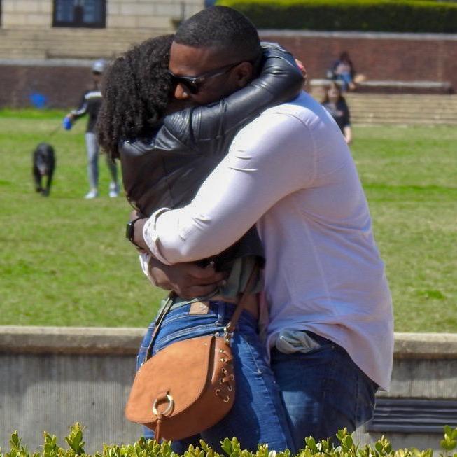 The moment after Brian proposed to Shawnese