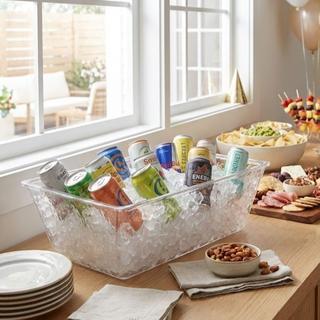 Cristal Rectangular Beverage Tub