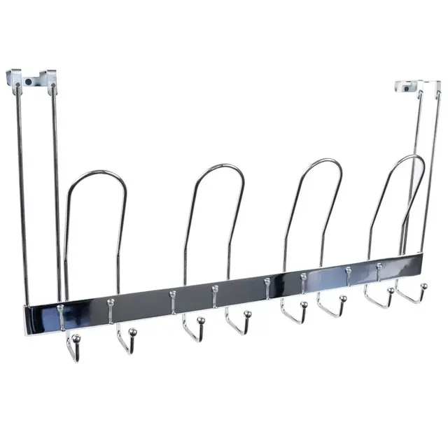 Simply Essential™ Over-the-Door 4-Hook Rack in Chrome