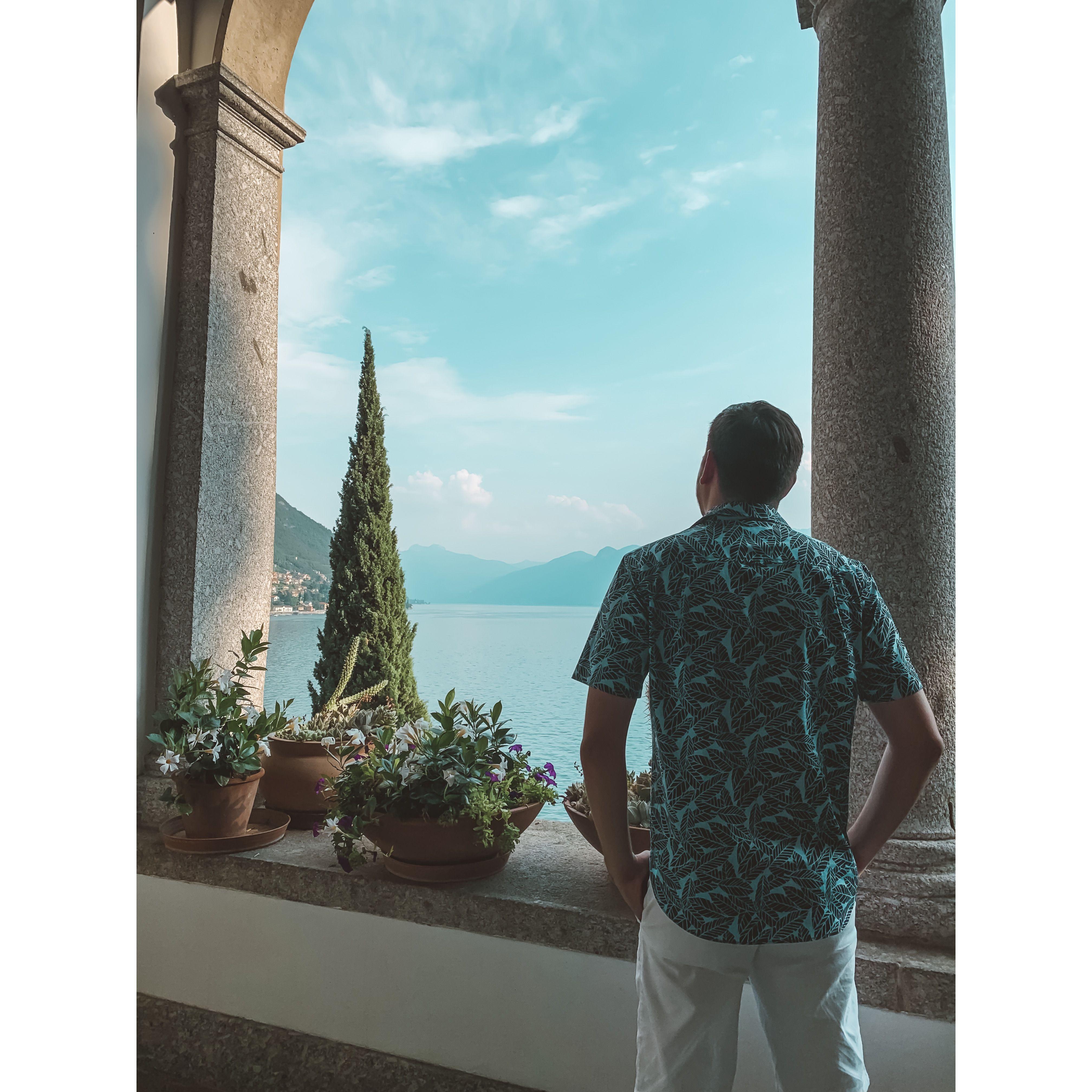 In Lake Como, Italy - July 2019