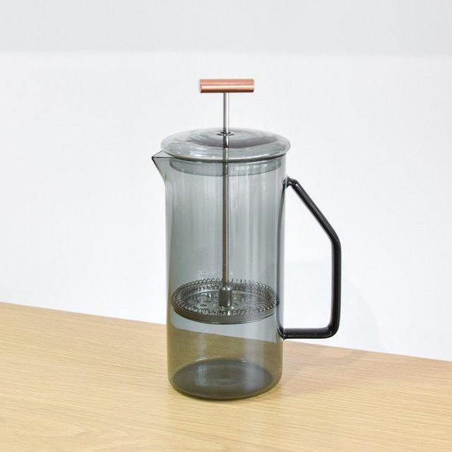 850 mL Glass French Press (Gray)