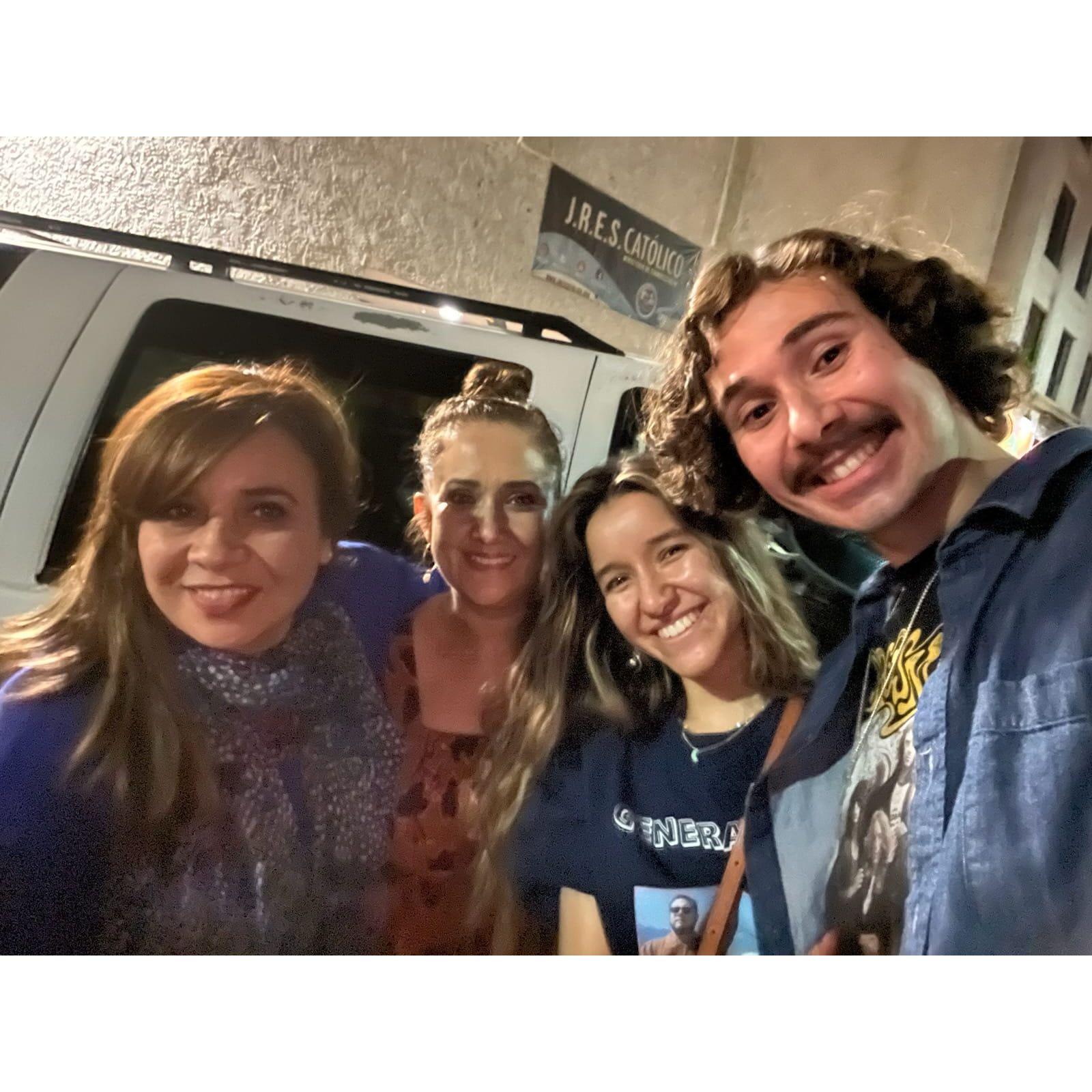 This was the first time Genesis and her mom, Mary, saw General Ed. perform at an indoor venue. They had a fantastic time and also experienced for the first time just how cold Pomona becomes at night.