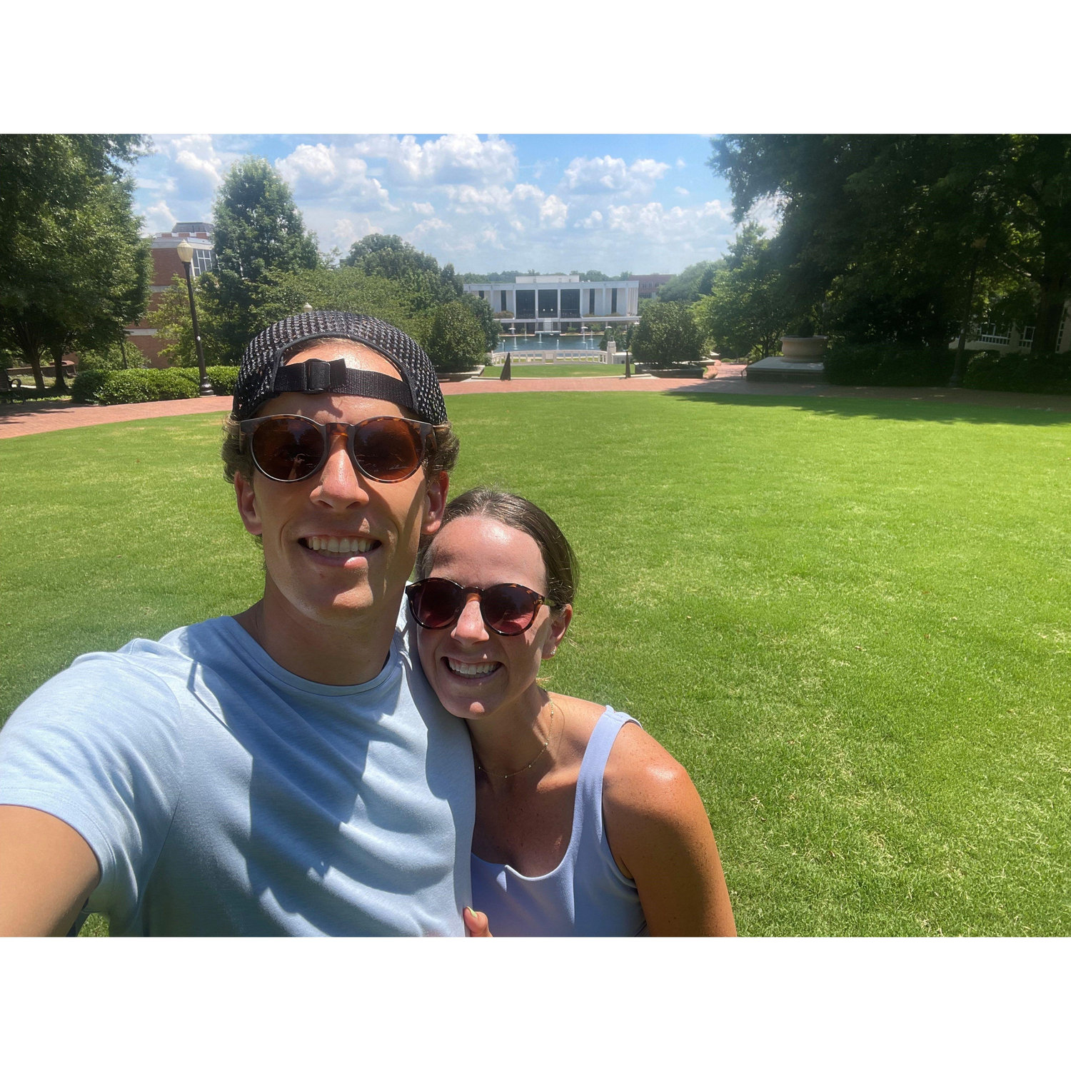Visiting Clemson together! Our shared Alma mater