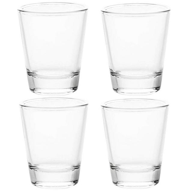 1.5 oz Shot Glasses Sets with Heavy Base, Clear Shot Glass (4 Pack)