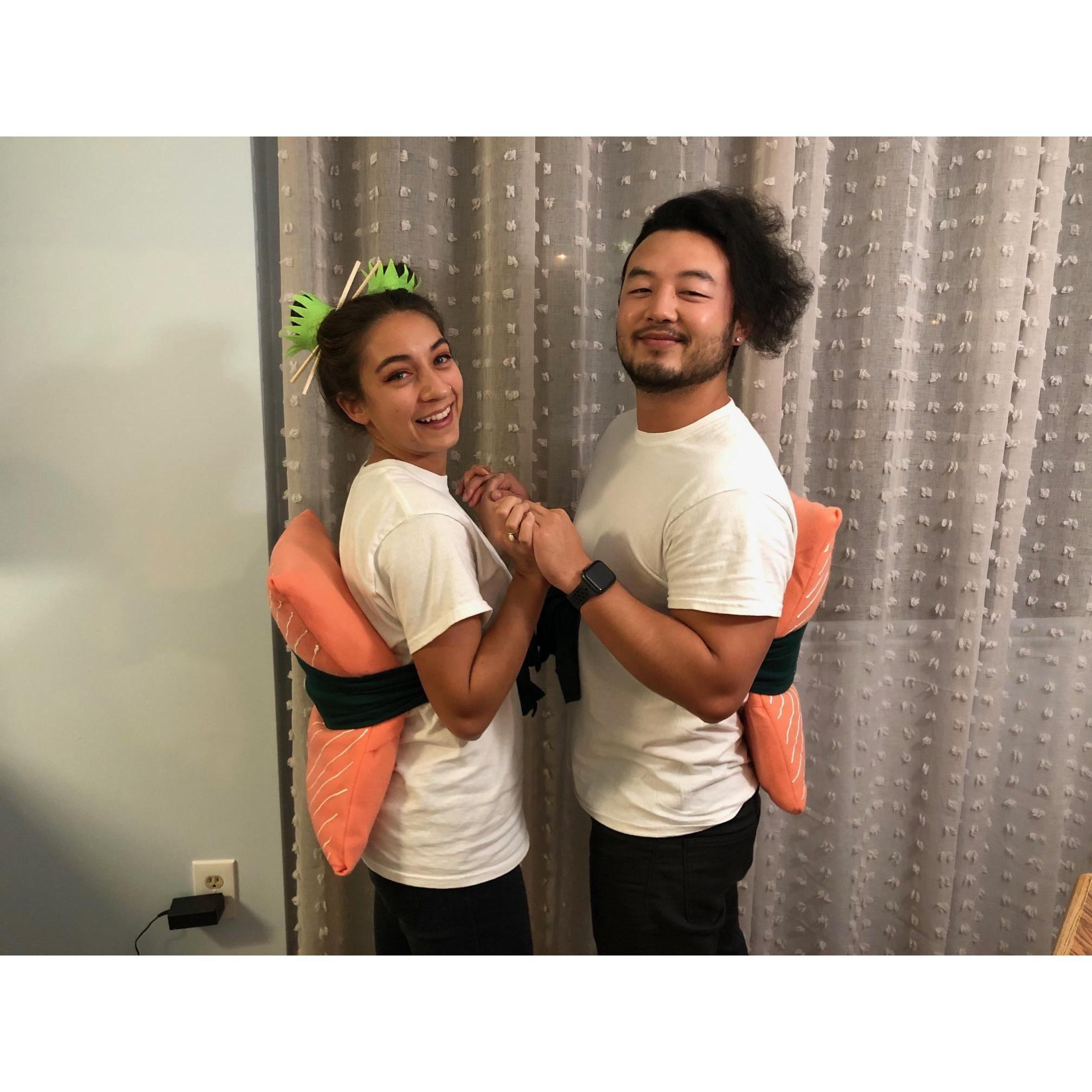 Sushi couples costume :)
