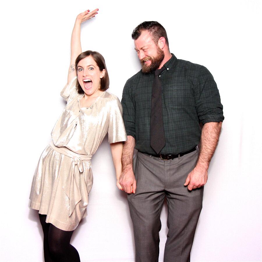 Karen's company holiday party, 2017.