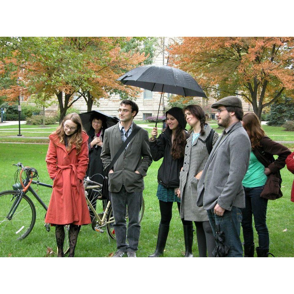 Possibly our first picture together - Oberlin 2012