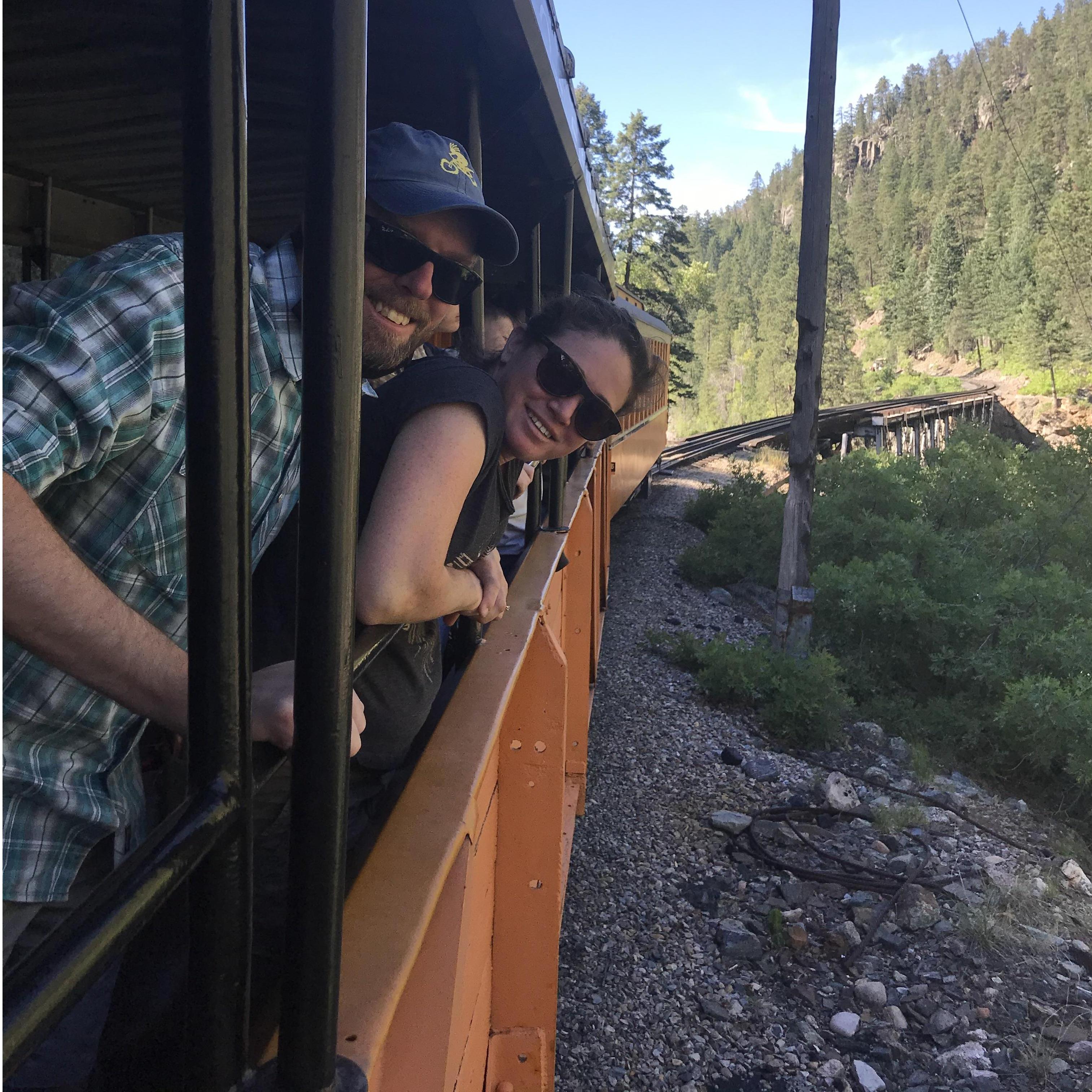 Ride on the Durango-Silverton Railroad Train
(August 2020)