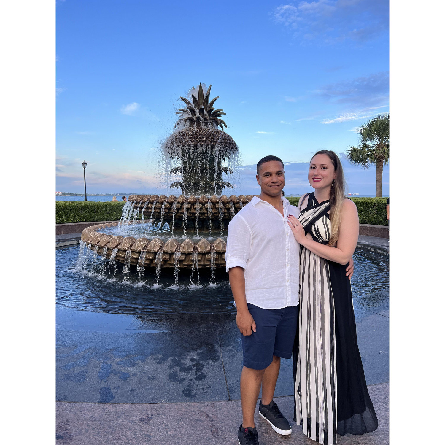 The famous pineapple fountain in Charleston, SC.